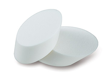 专业粉扑(立体斜角) Professional  Cosmetic Puff (oval)