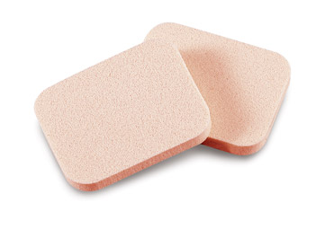 专业粉扑(方形2个装) Professional  Cosmetic Puff (Square*2 pcs)